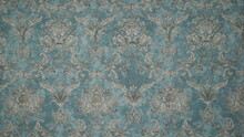 Blue Painted Wall Graphics  Texture On Fabric