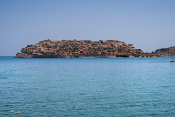 Wall Mural - Spinalonga Isalnd near Elounda in Crete, Greece