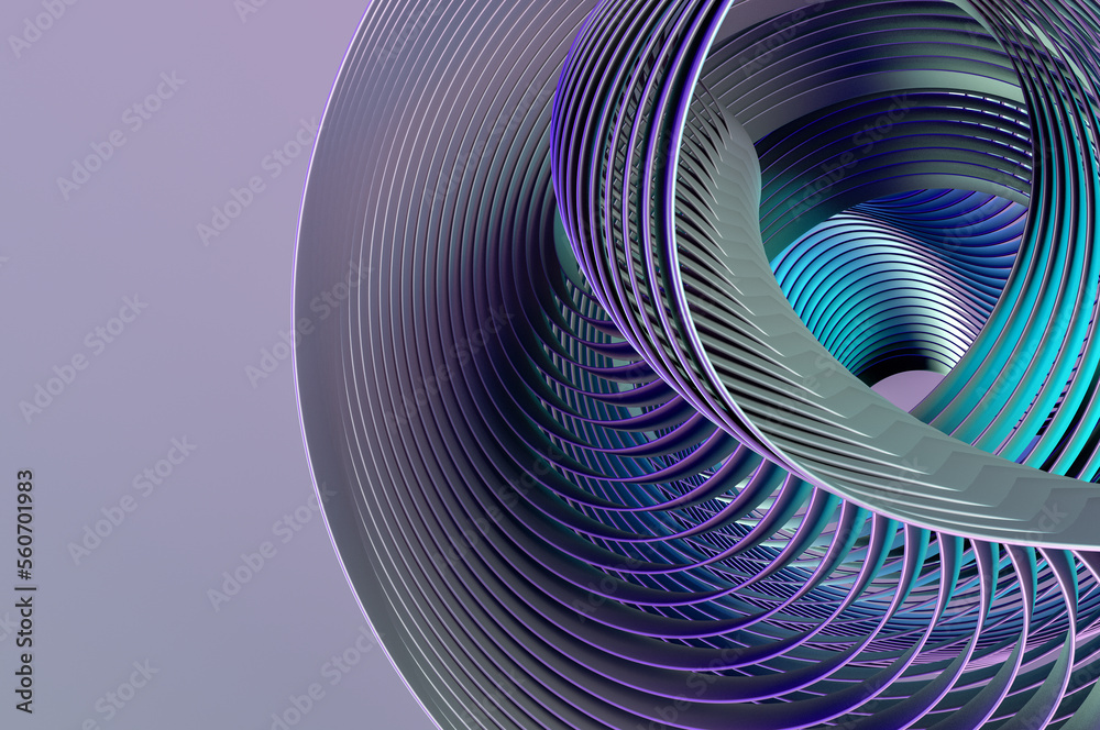 Spherical composition of stripes. Stock Photo | Adobe Stock