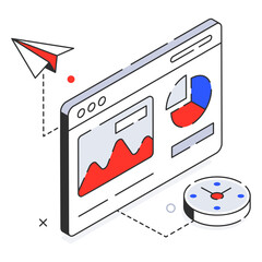 Wall Mural - data infographics