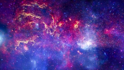 Wall Mural - millions of stars seen from space. beautiful space background video. elements of this video furnishe