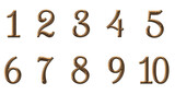 Fototapeta Kosmos - set of numbers