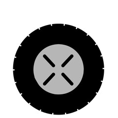 Wall Mural - Tire Icon PNG