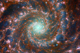 Fototapeta  - Cosmos, Universe, Phantom Galaxy, Abstract cosmos background