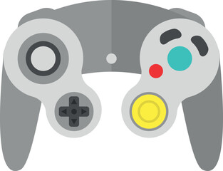 Poster - console controller. home video game joystick icon