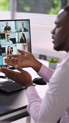 Poster - Virtual Video Conference Call Meeting