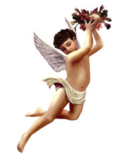 Valentines Day Cherub Angel, Cupid, Sticker, Fictional Character, Cherub Png