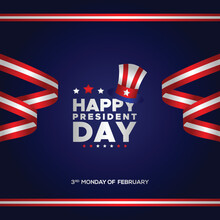 Happy Presidents Day Design Background For Greeting Moment