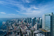 © dima - Aerial view of skyscrapers in Seattle state Washington. Centr of the city in Seattle.