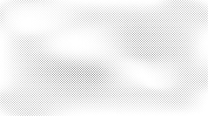Poster - Halftone background. Grunge halftone pop art texture. White and black abstract wallpaper. Geometric vector 