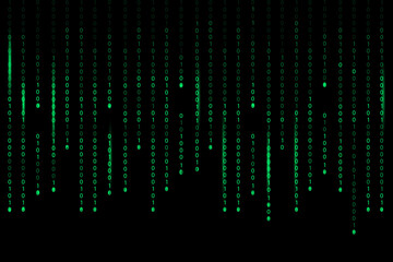 background matrix. binary code background. vector illustration.