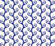 Blue and white pattern seamless vector