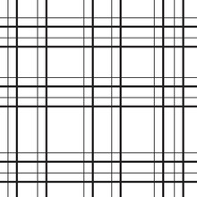 Set Of Outline Plaid Pattern Background