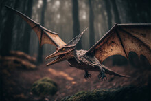 Pterodactyl On The Hunt Generative AI
