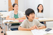 © buritora - 塾で勉強する生徒・児童・小学生（アジア人・日本人・中国人）