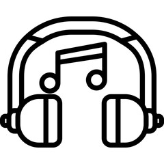 Sticker - Headphones Icon