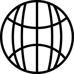 Poster - Globe Icon