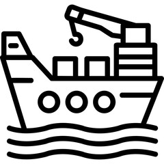 Sticker - Shipping Icon