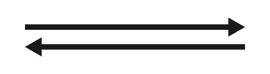 Aufkleber - Arrow pointer right and left target background design template.