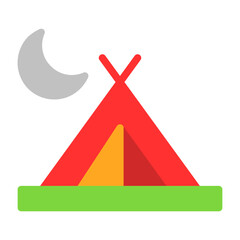 Wall Mural - Tent Icon