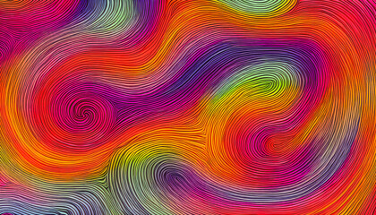 Wall Mural - Artistic concept painting of a abstract waves color ,Generative AI