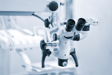 Poster - Bright and Ultra Modern High Tech dentistry Laboratory Full of Advanced Technological Wonders, medical operation
