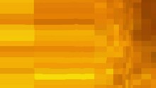 Orange And Yellow Pixelated Squares And Rectangles Pattern Background.