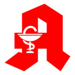 German pharmacy symbol icon called apotheke in german language
