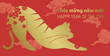 Cute cat stretching pose vietnamese new year of the cat. Cat silhouette in paper cutting style with clouds background. Vietnamese lunar new year 2023, Tết Nguyên Đán banner illustration background.