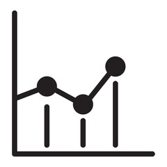 graph glyph icon