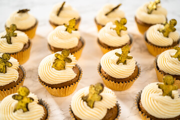 Poster - Gingerbread cupcakes