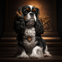 Very Cute Dog King Charles Spaniel 