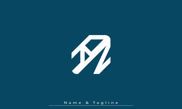 Alphabet letters Initials Monogram logo RZ , ZR