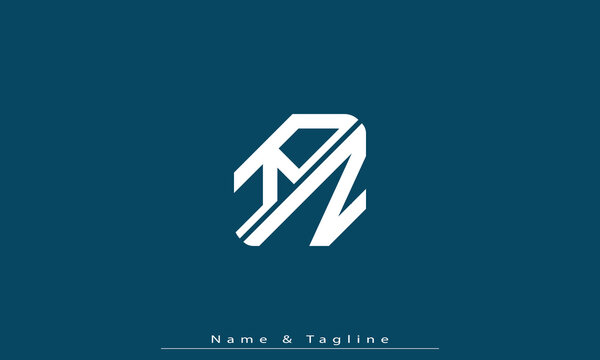 Alphabet letters Initials Monogram logo RZ , ZR