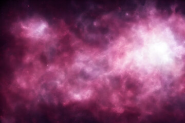Wall Mural - deep space nebula with stars - background - generative ai