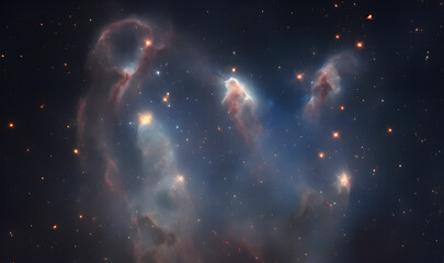 Wall Mural - gas nebula - stars - sun - pillars of creation - deep space - astrophotograph - galaxys - deep field