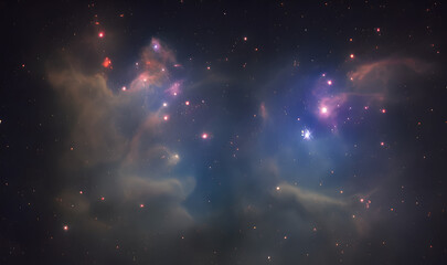 Wall Mural - gas nebula - stars - sun - pillars of creation - deep space - astrophotograph - galaxys - deep field