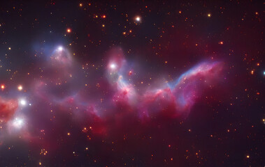 Wall Mural - gas nebula - stars - sun - pillars of creation - deep space - astrophotograph - galaxys - deep field