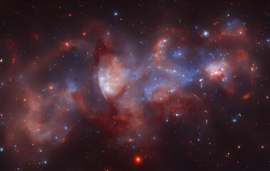 Wall Mural - gas nebula - stars - sun - pillars of creation - deep space - astrophotograph - galaxys - deep field