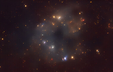 Wall Mural - gas nebula - stars - sun - pillars of creation - deep space - astrophotograph - galaxys - deep field