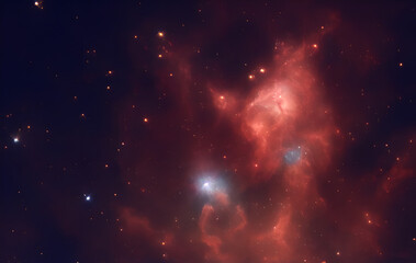 Wall Mural - gas nebula - stars - sun - pillars of creation - deep space - astrophotograph - galaxys - deep field