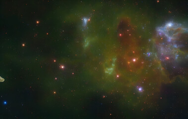 Wall Mural - gas nebula - stars - sun - pillars of creation - deep space - astrophotograph - galaxys - deep field