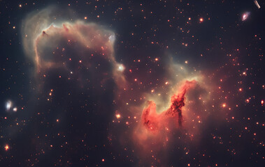 Wall Mural - gas nebula - stars - sun - pillars of creation - deep space - astrophotograph - galaxys - deep field