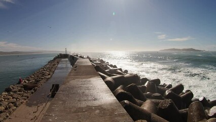 Wall Mural - pier on the beach