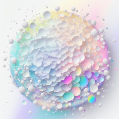 Wall Mural - Abstract Rainbow Colors Background. Created with Generative AI Technology