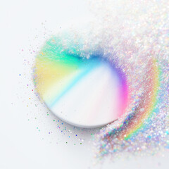 Wall Mural - Abstract Rainbow Colors Background. Created with Generative AI Technology