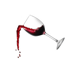 Red wine overlay transparent background PNG easy to use