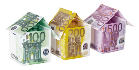 Wall Mural - House as European Union Currency