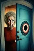The Terrifying Sight Of Mother-In-Law With A Suitcase, AI Generated Image Of An Unwanted Guest Visit 