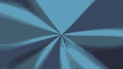 Wall Mural - Abstract background of blue gradient lines spin and radiate irregularly like a butterfly